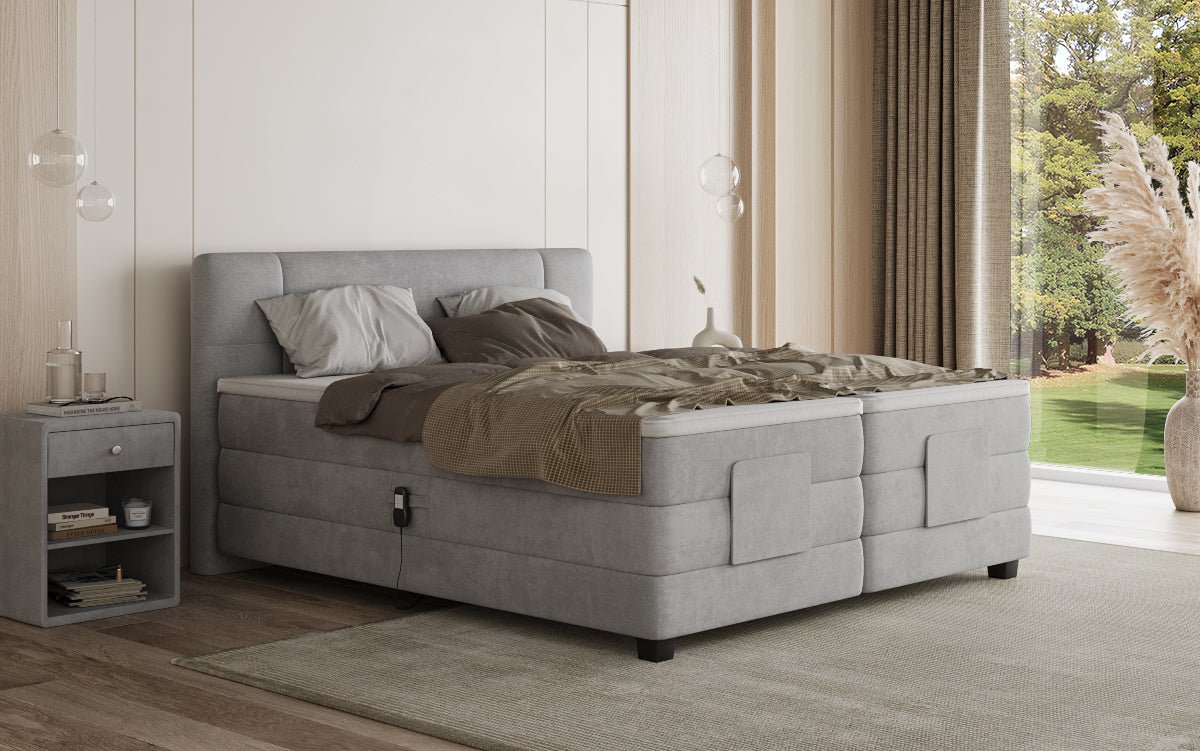 Boxspringbett Noela Samt elektresch verstellbar