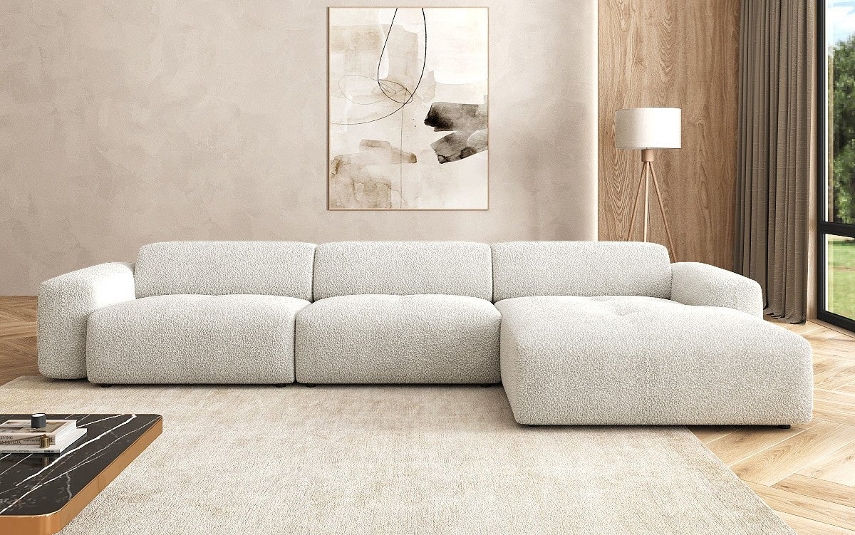 Designer L Sofa Calm Maxi am Bouclé