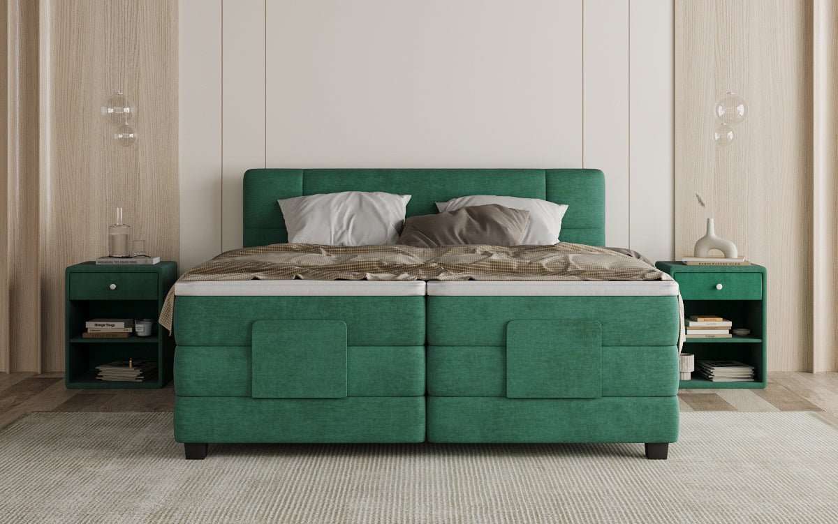 Boxspringbett Noela Samt elektresch verstellbar
