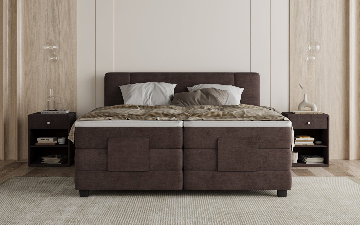 Boxspringbett Noela Samt elektresch verstellbar