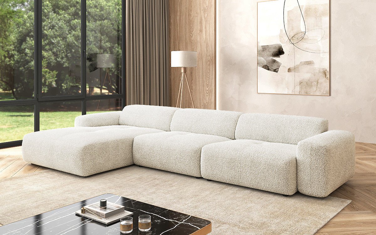 Designer L Sofa Calm Maxi am Bouclé