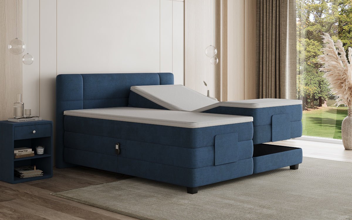 Boxspringbett Noela Samt elektresch verstellbar