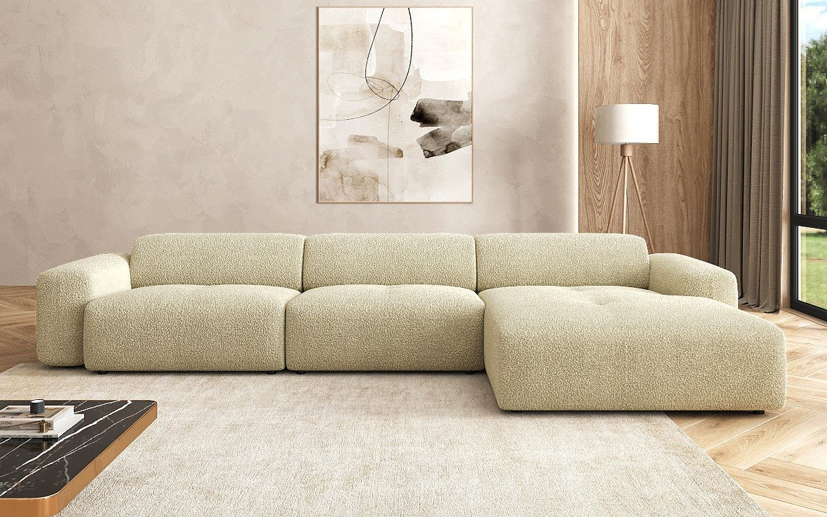 Designer L Sofa Calm Maxi am Bouclé
