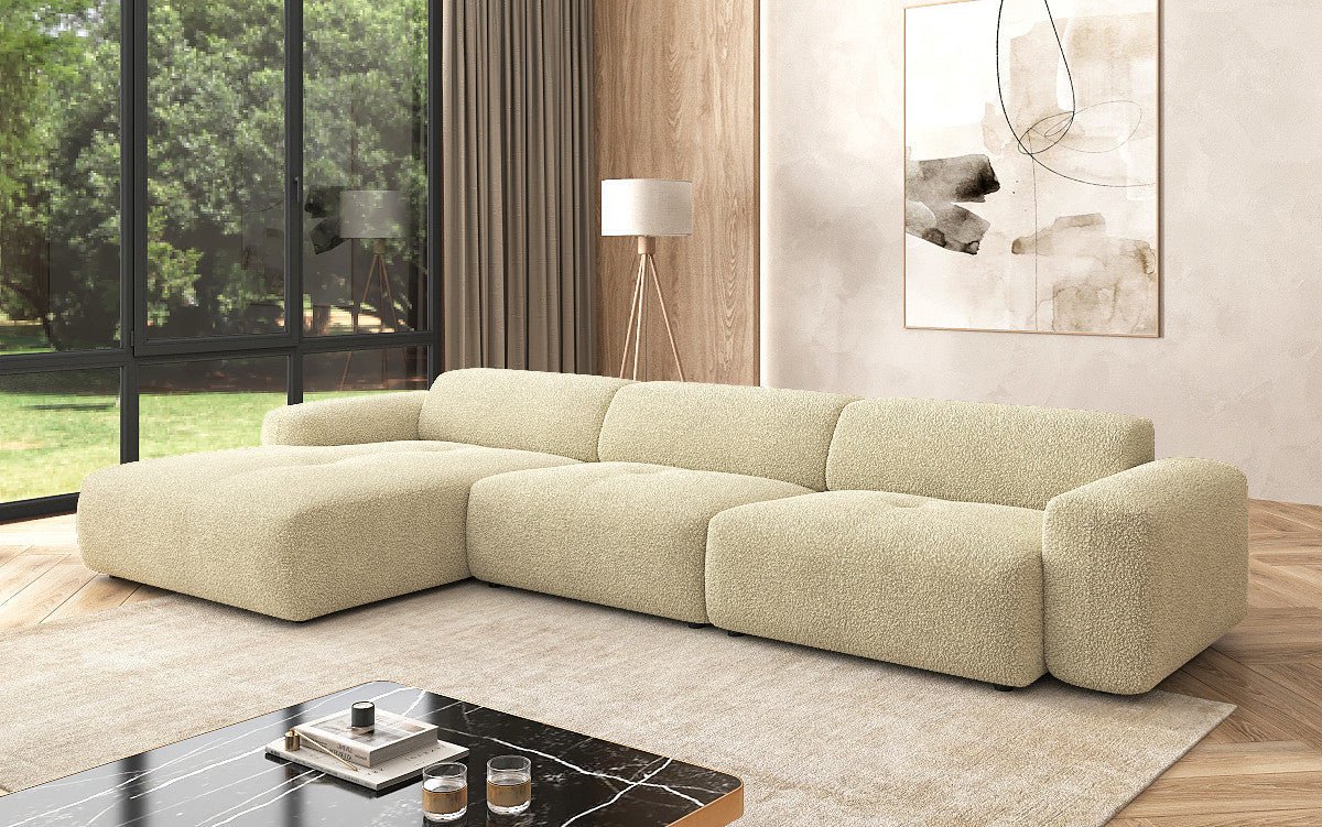 Designer L Sofa Calm Maxi am Bouclé
