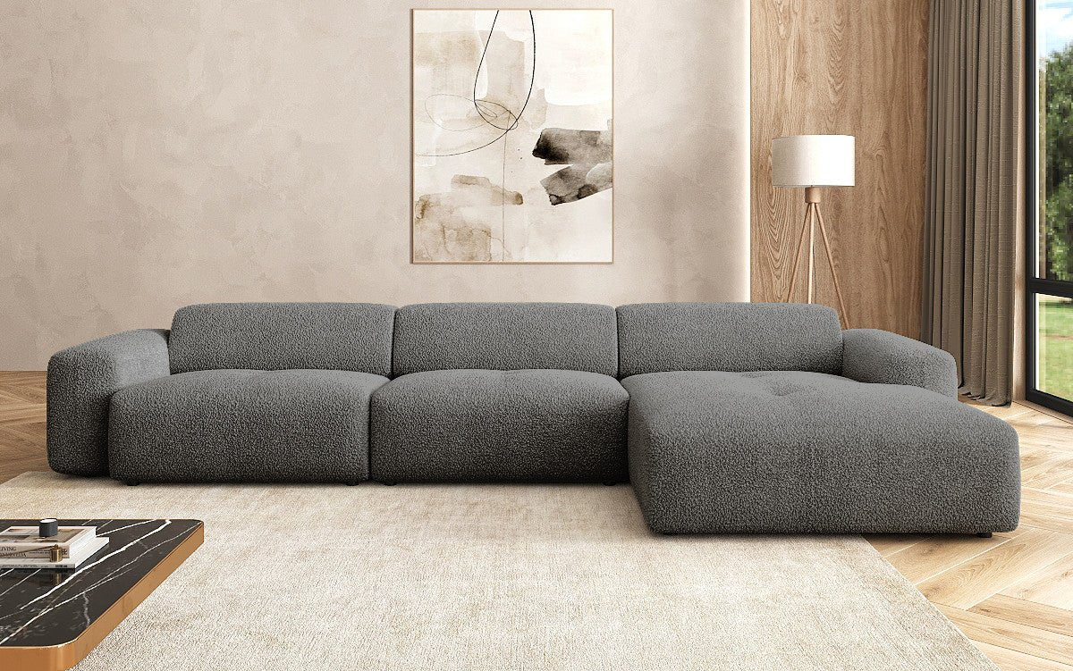 Designer L Sofa Calm Maxi am Bouclé