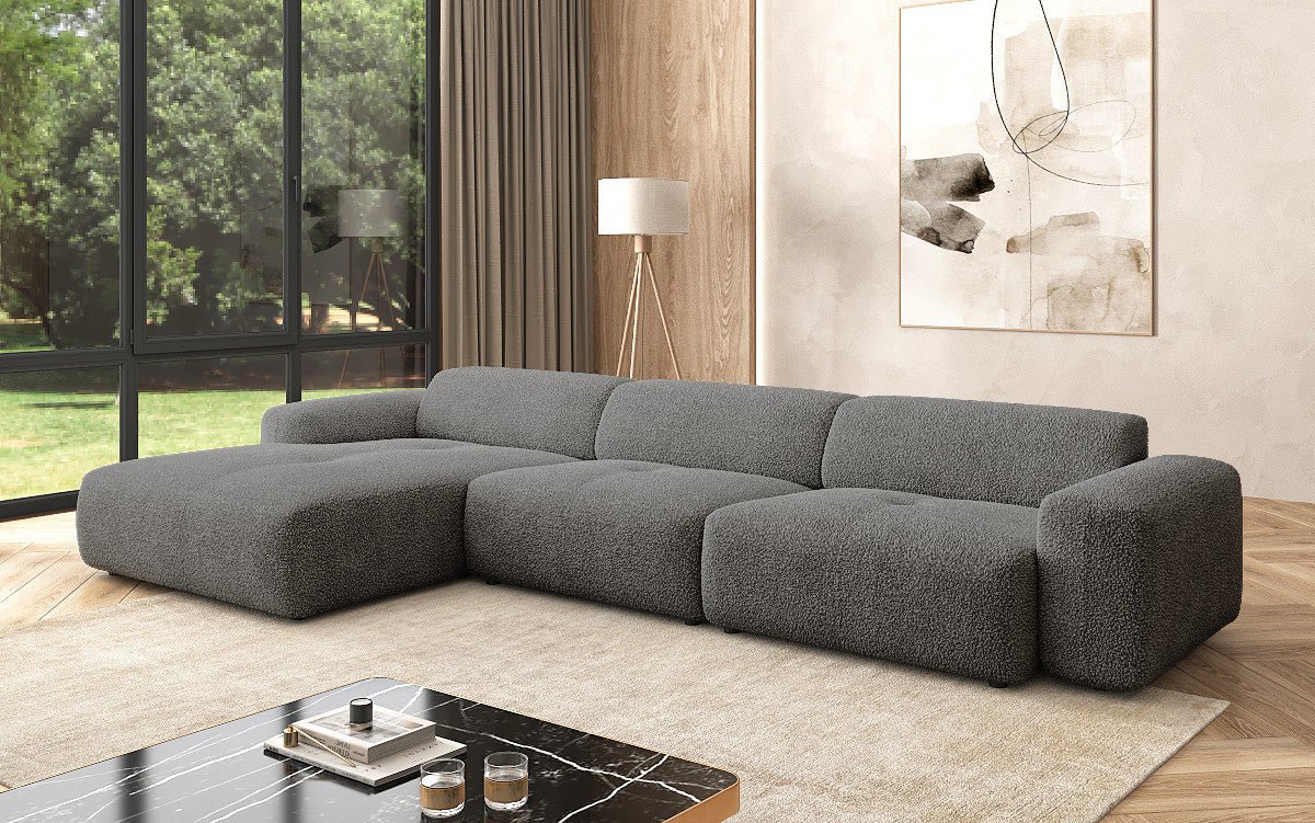 Designer L Sofa Calm Maxi am Bouclé