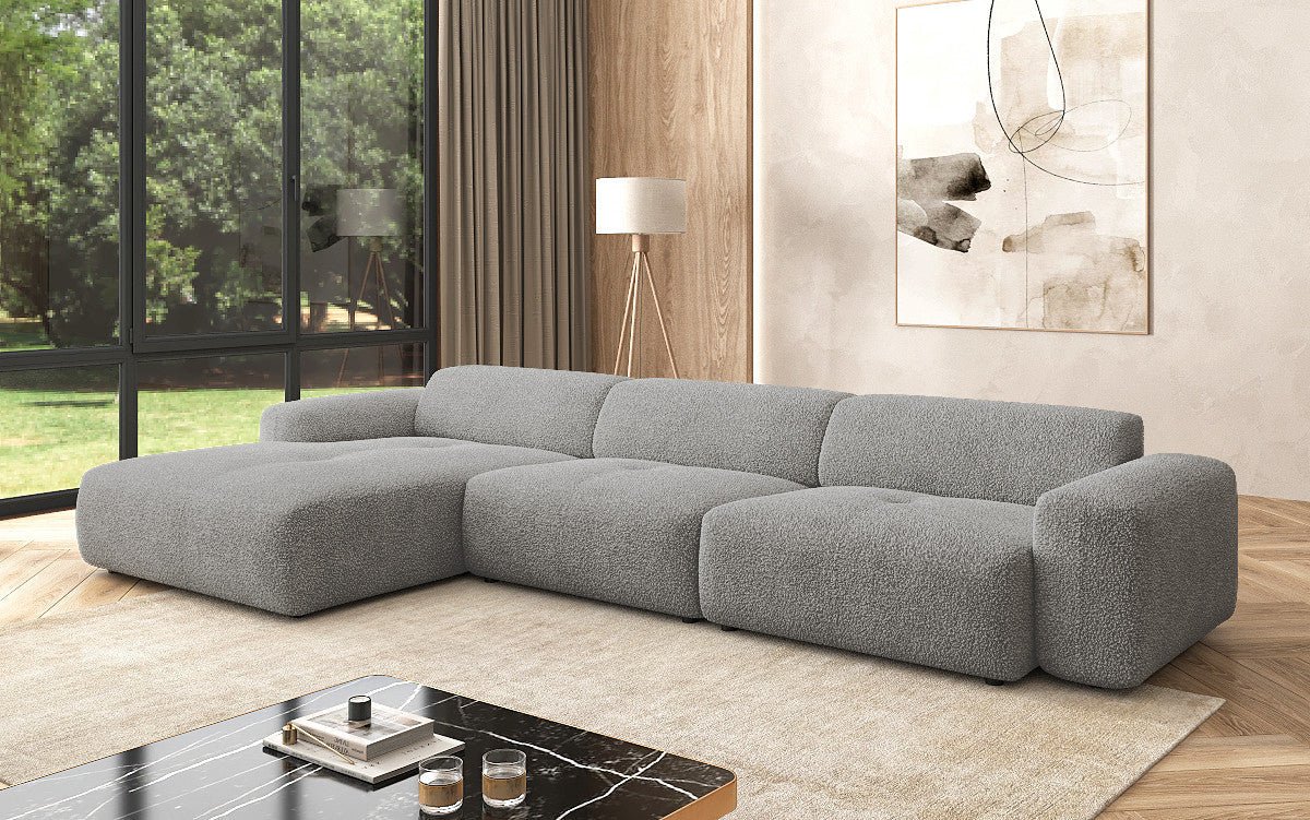 Designer L Sofa Calm Maxi am Bouclé