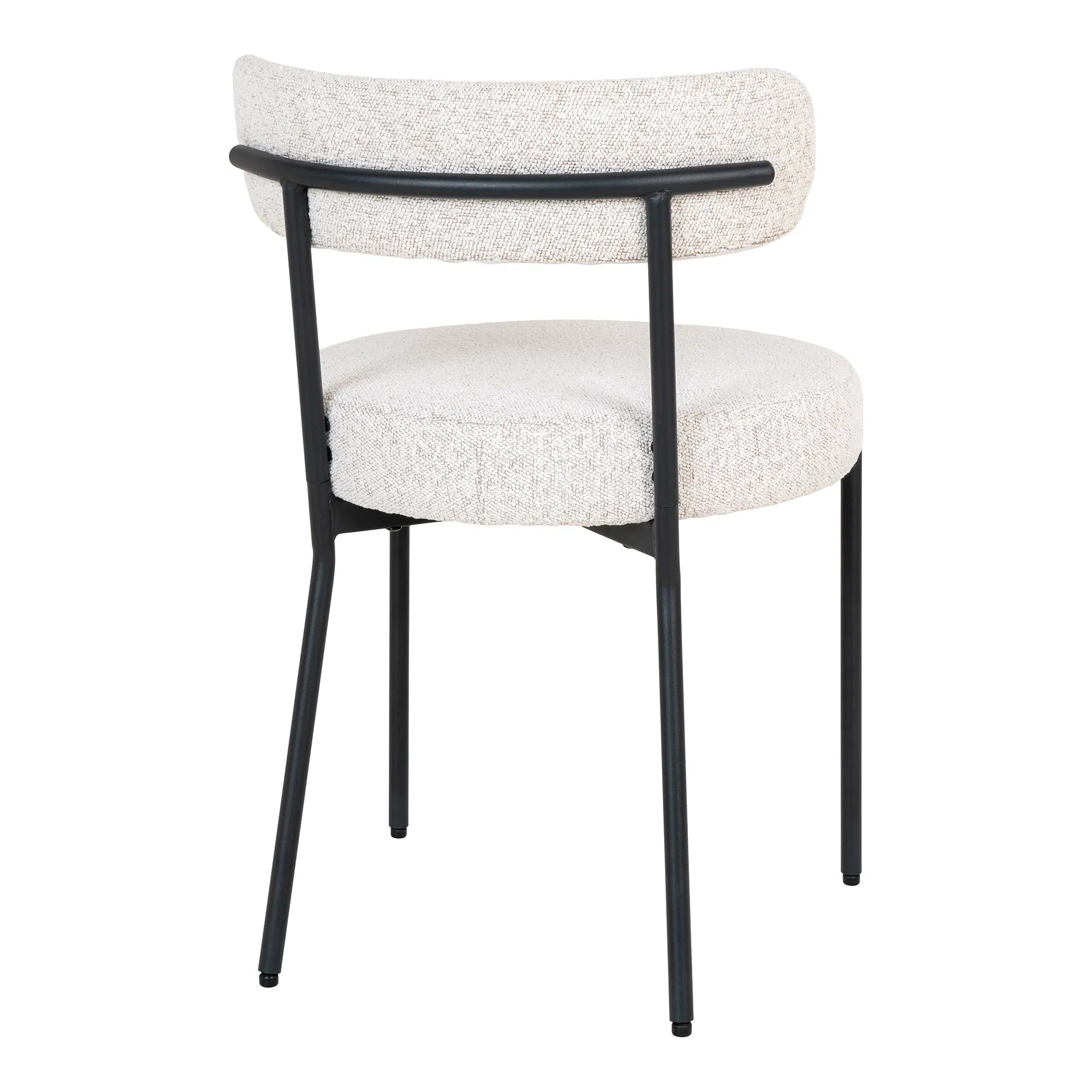 Chaise design Siena Bouclé Blanc