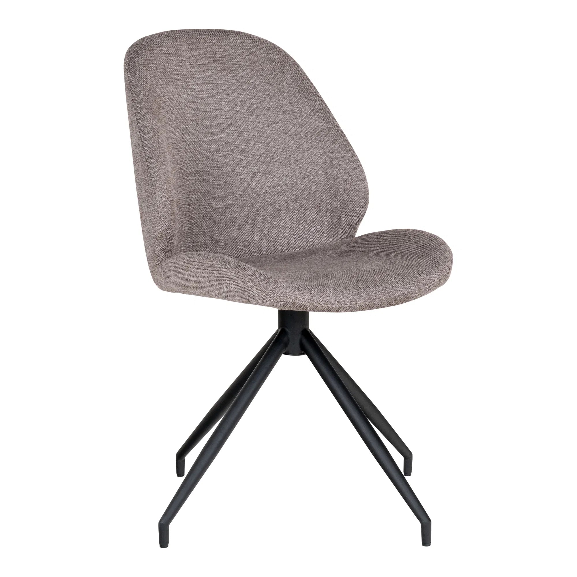 2er Set - Designerstull Lissabon aus Stoff mat Dréifunktioun