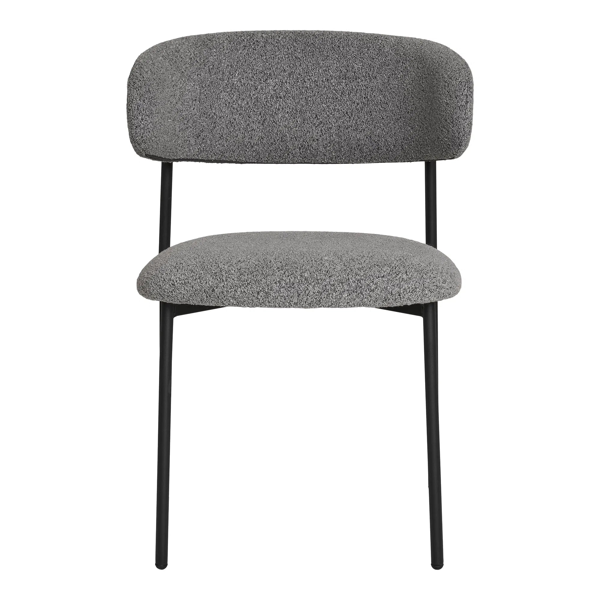 2er Set - Designerstull Lorezo Bouclé Gro