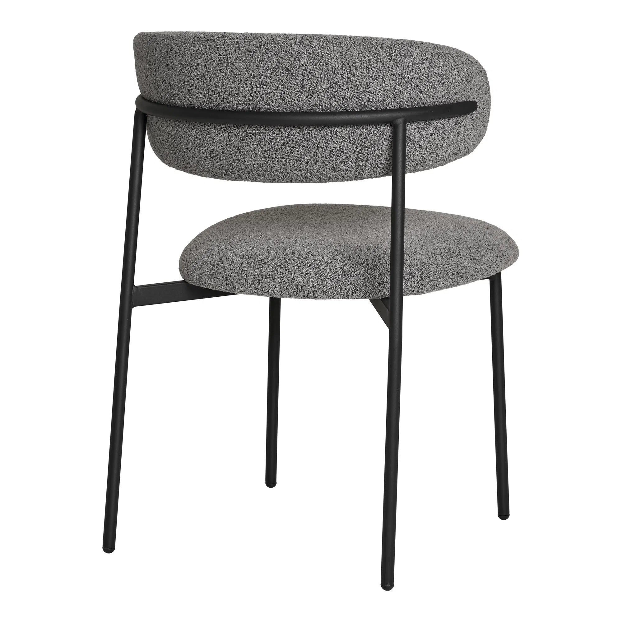 2er Set - Designerstull Lorezo Bouclé Gro