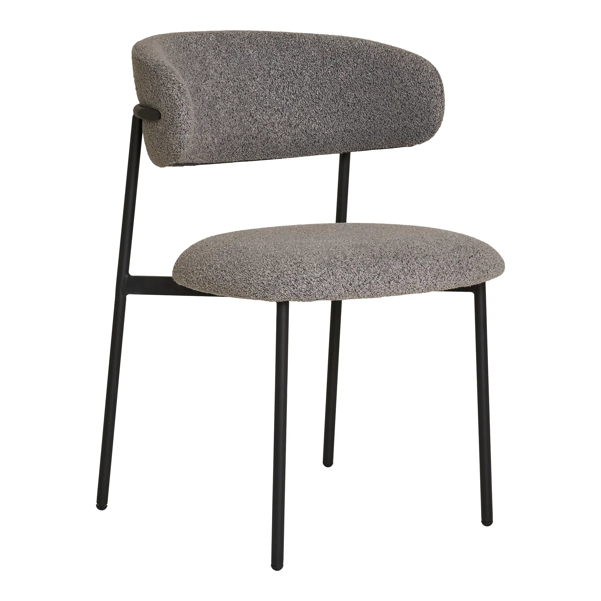 2er Set - Designerstull Lorezo Bouclé Gro