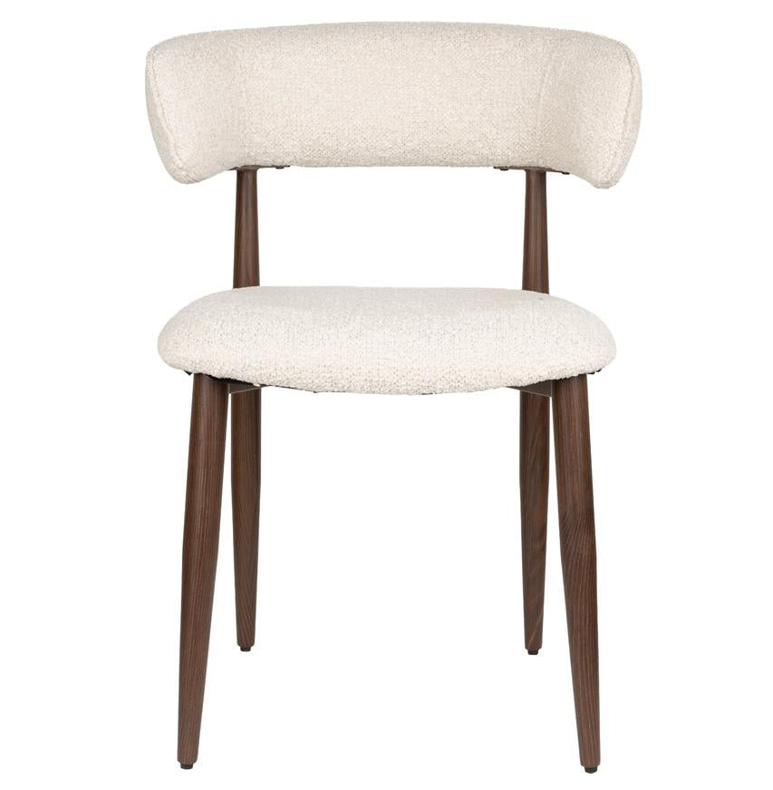 Iesszëmmerstull Stanley 2er-Set – aus Bouclé a Béis