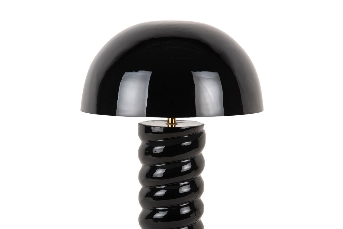 Tischlampe Milano - Designleuchte aus Eisen mit Spiralsockel