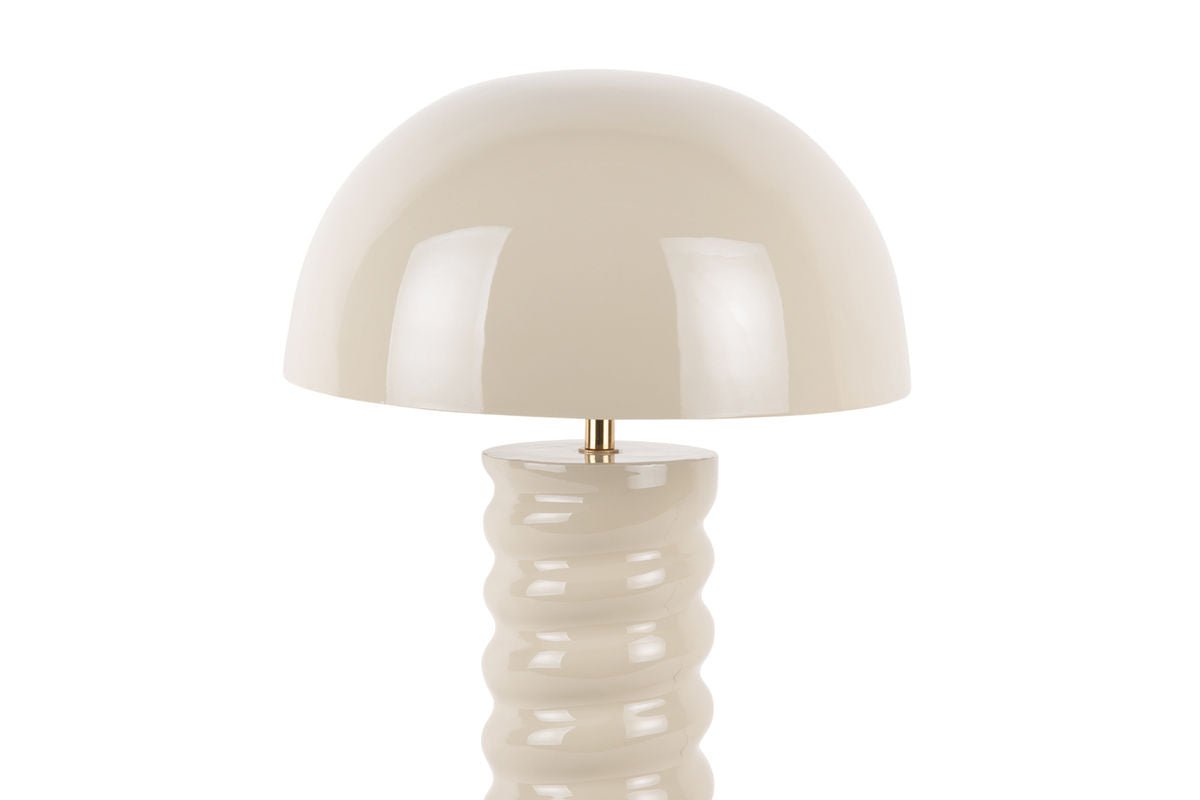 Tischlampe Milano - Designleuchte aus Eisen mit Spiralsockel