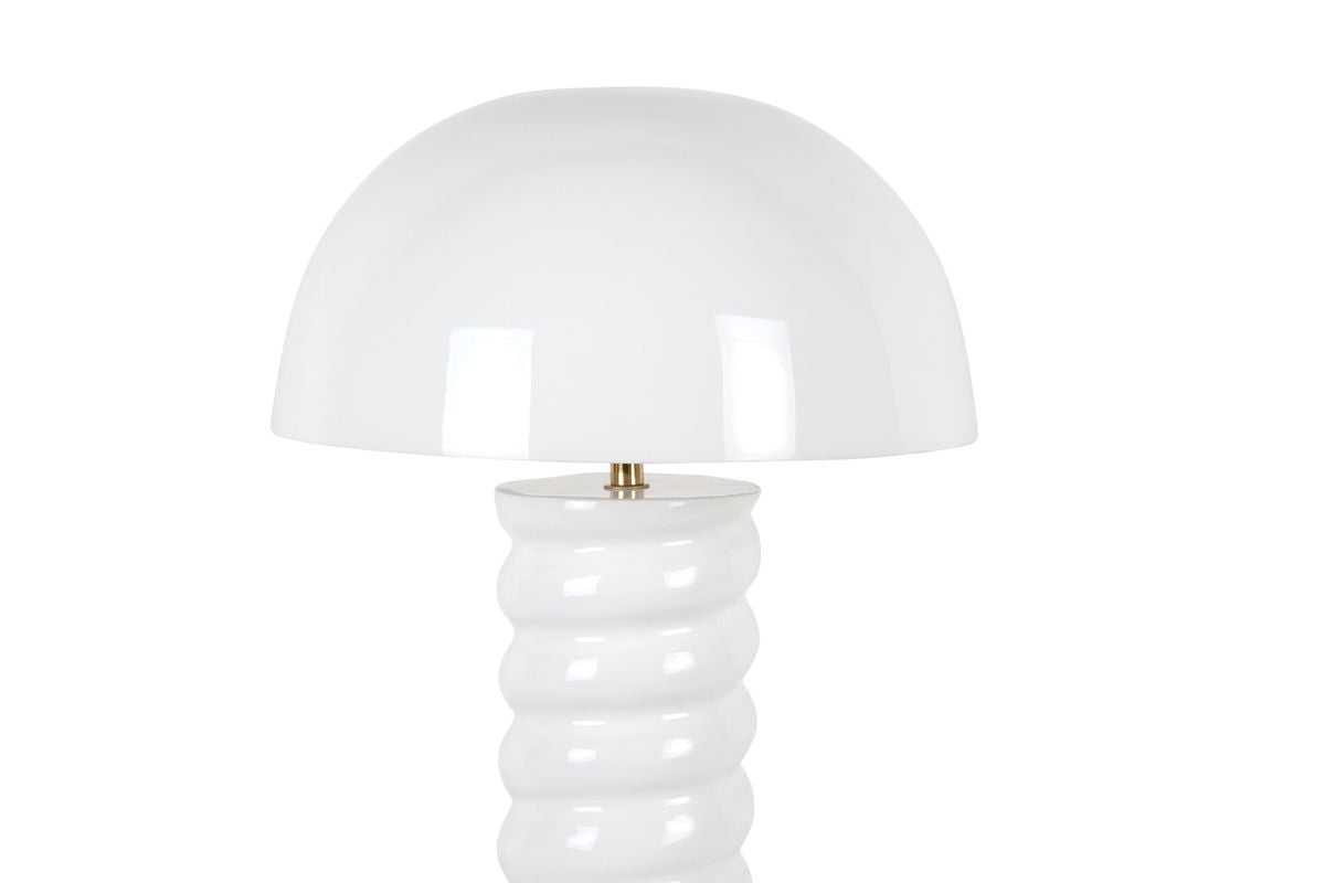 Tischlampe Milano - Designleuchte aus Eisen mit Spiralsockel