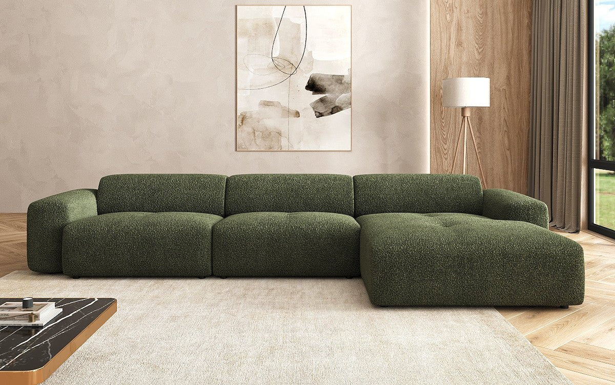Designer L Sofa Calm Maxi am Bouclé