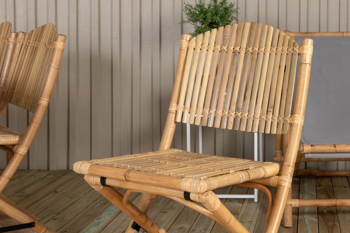 Gaartesëtz Koni - aus Rattan an natierlecher Optik