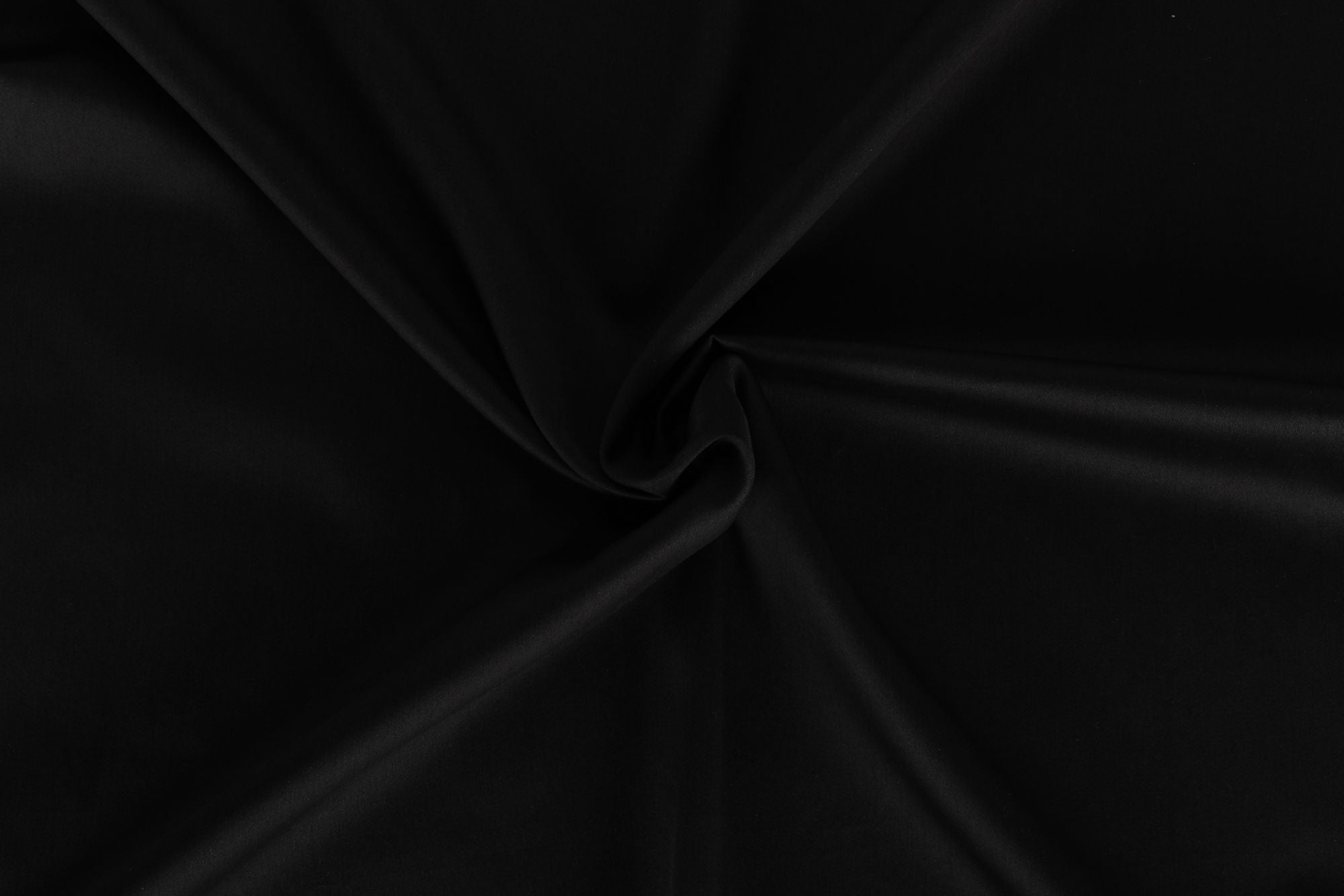Premium Satin Bettwäschegarnitur Schwarz