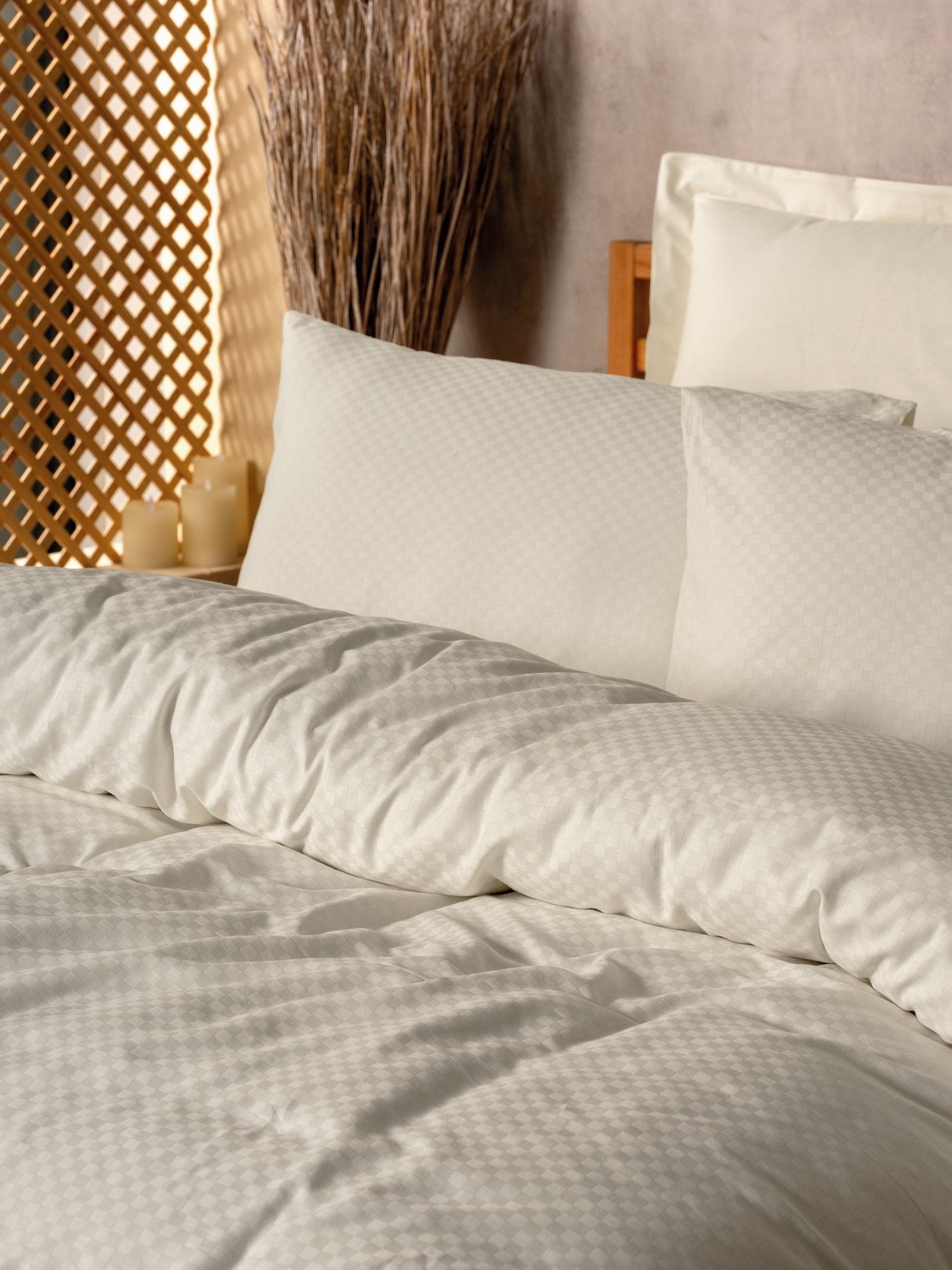 Bettwäsch-Set Beige – 100% Baumwoll Ranforce