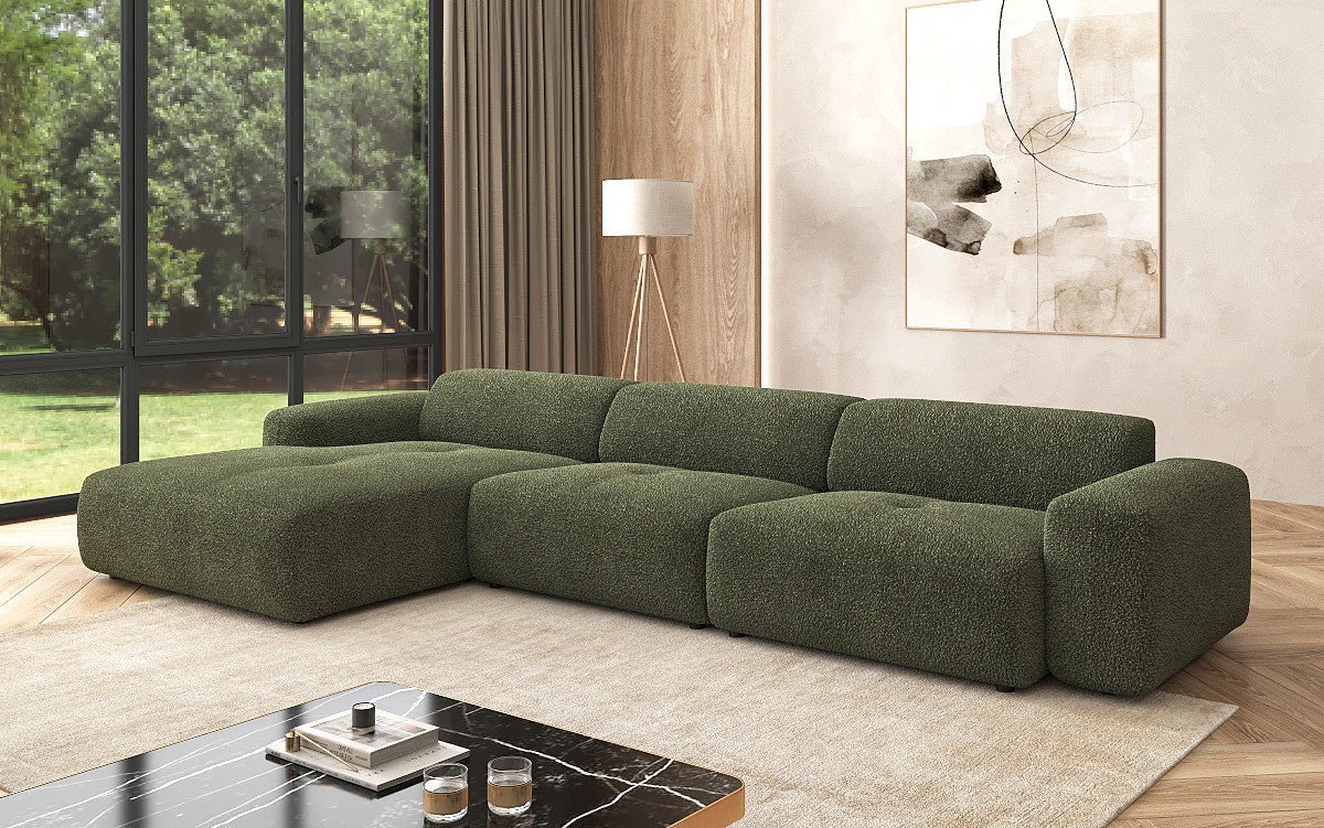 Designer L Sofa Calm Maxi am Bouclé