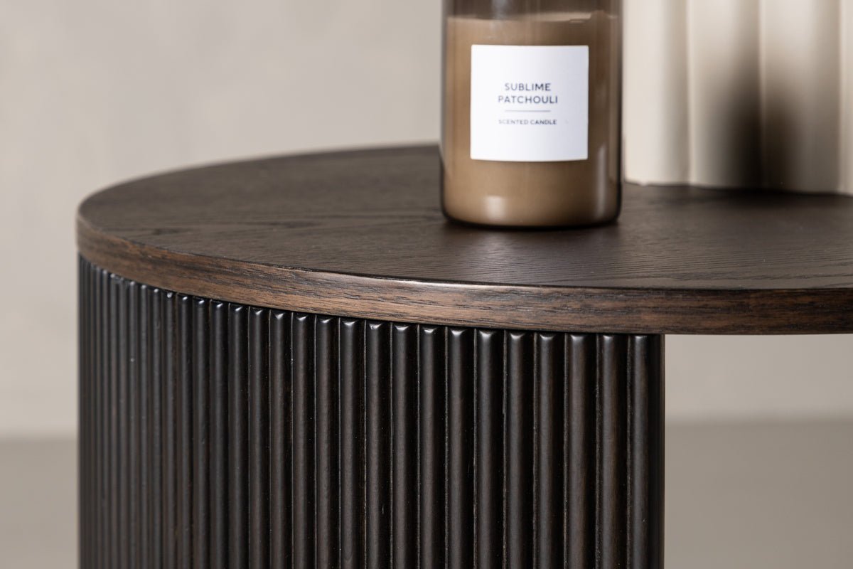 Couchtisch Rouven - mat geriffeltem Korpus