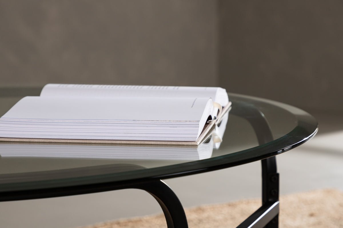 Couchtisch Silento - mat Glasplack