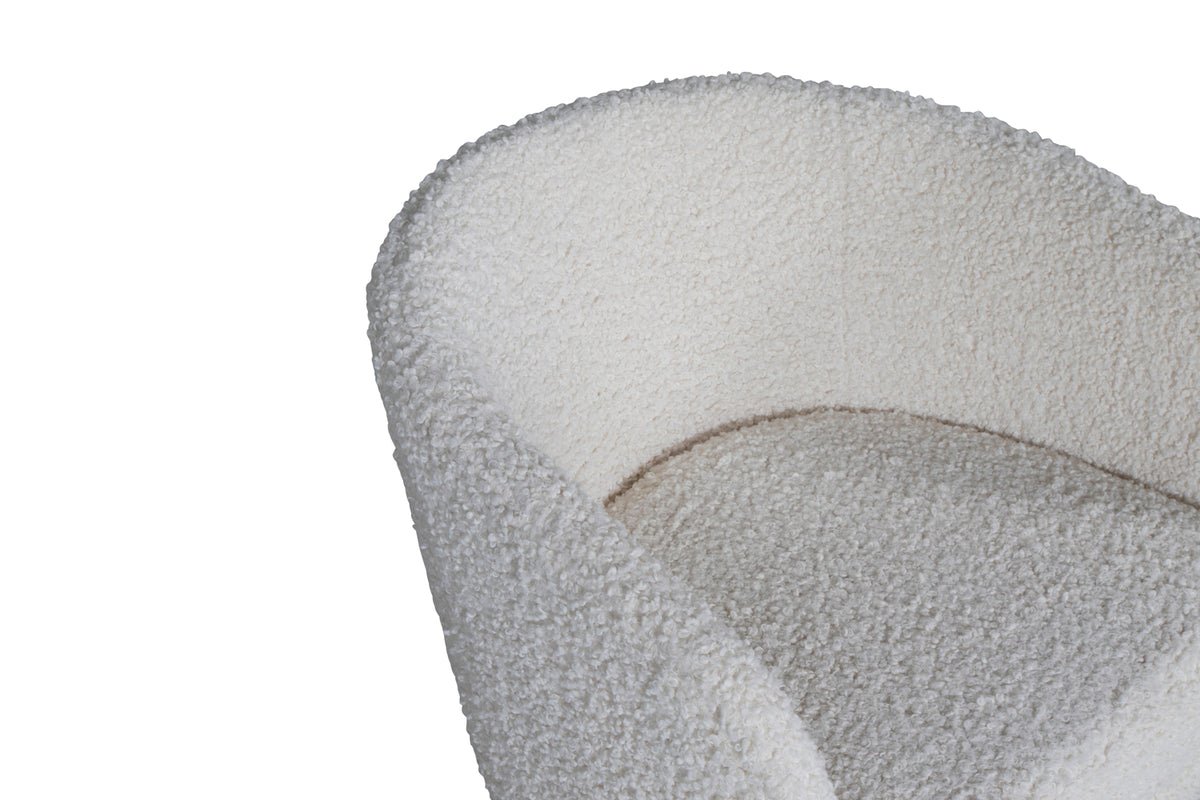 Sëtz Comfy - mat Teddyfell a wielt Schwaarz oder Wäiss