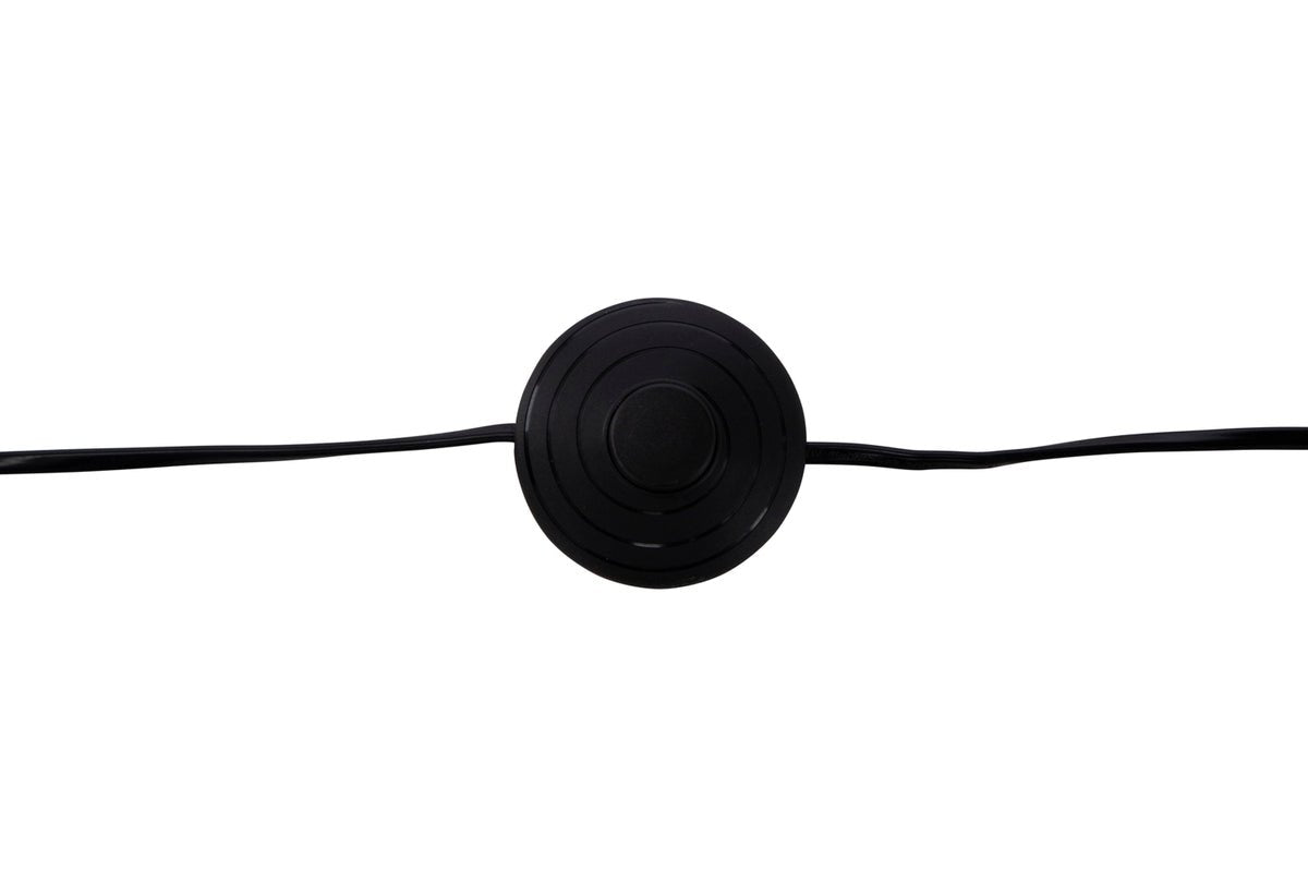 Stehlamp „Flora“ – 3-flammëg Schéinheet a Messing/Schwaarz