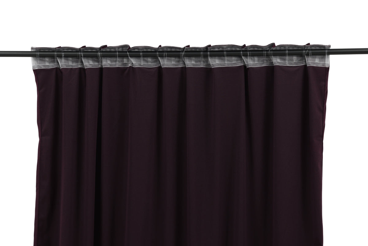 Gardinenset Anny – Samtoptioun an ville Faarwen