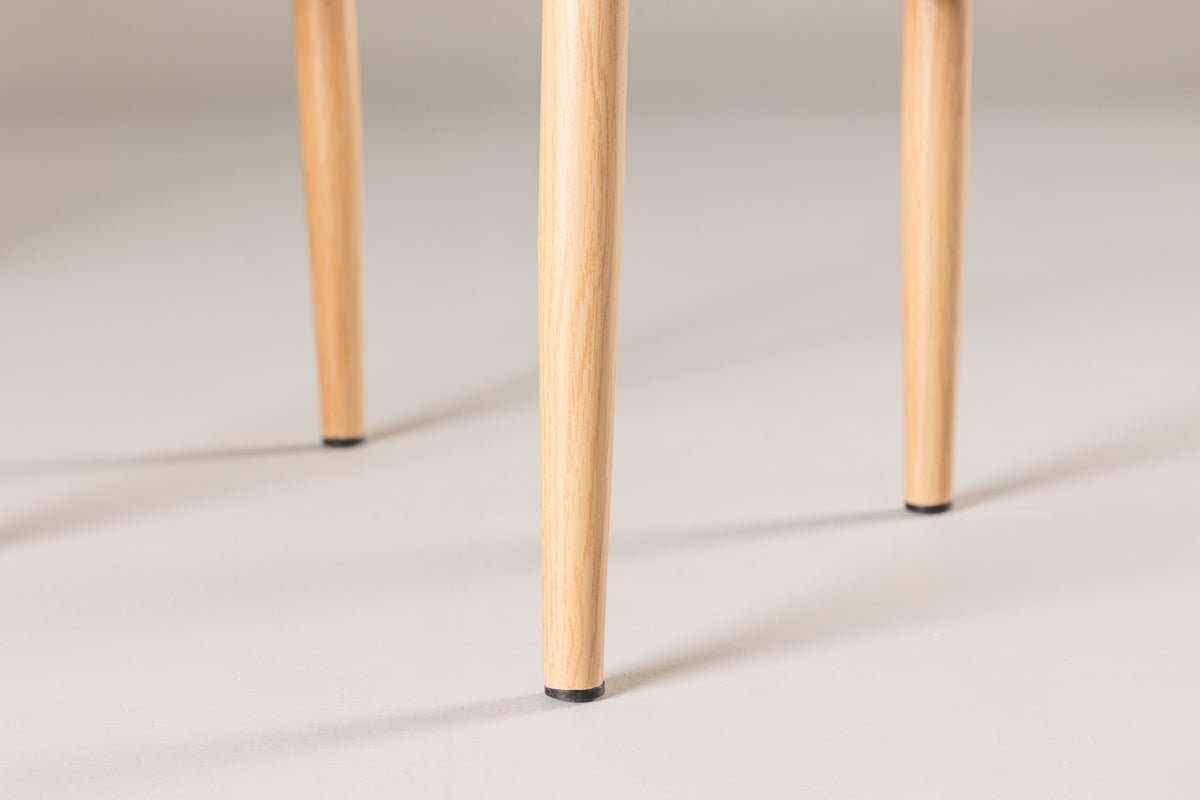 Stuhl Fliou II - In Schwarz mit einheitlich-farbener Sitzfläche