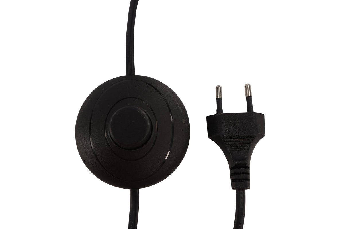 Stehlamp „Novera“ – Dräiflammeg Designerlampe an Schwaarz (Héicht 160 cm)