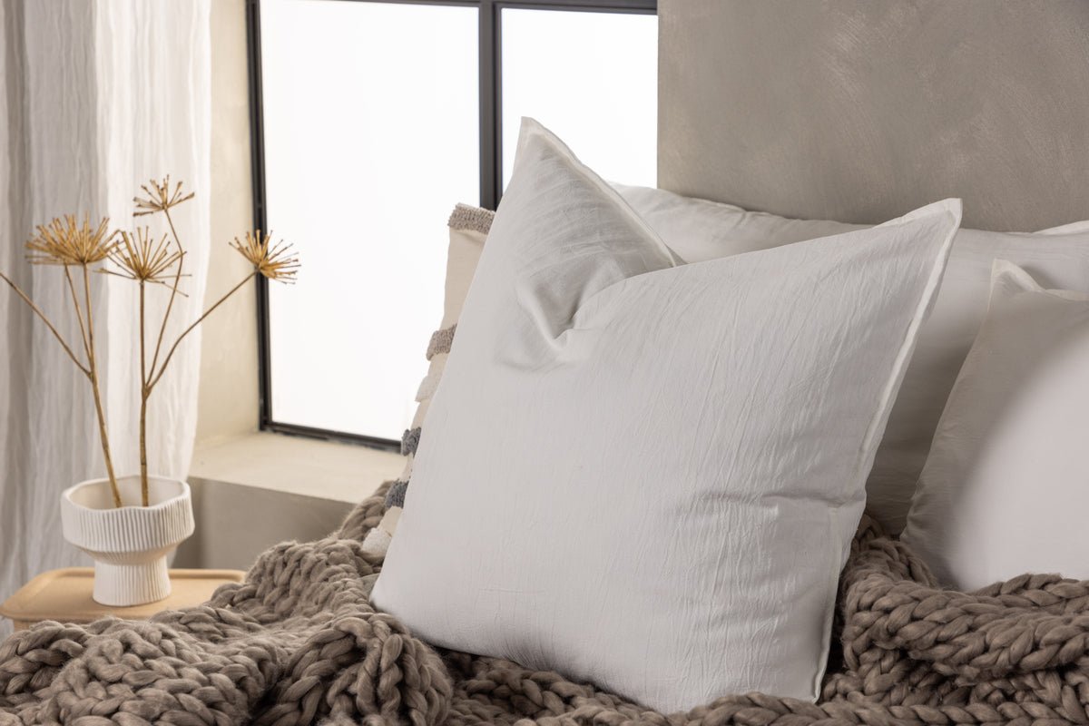 Këssenbezuch Autumn - 60x60 cm a verschiddene Faarwen aus 100% Baumwoll