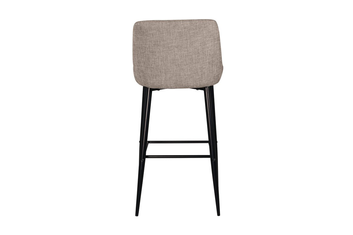 2er Set - Barhocker Leonardo a Samt Schwaarz oder Béis