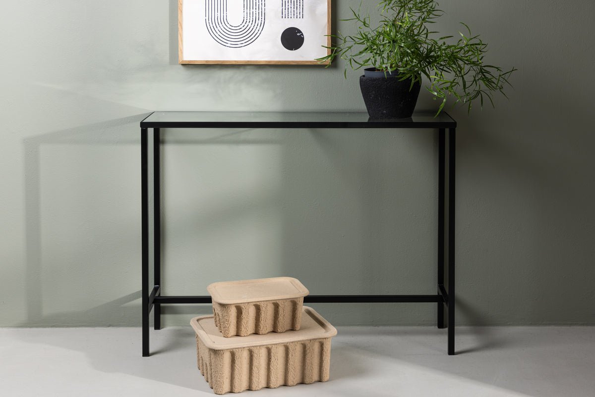 Beistelltisch Chase – mat Glasplack