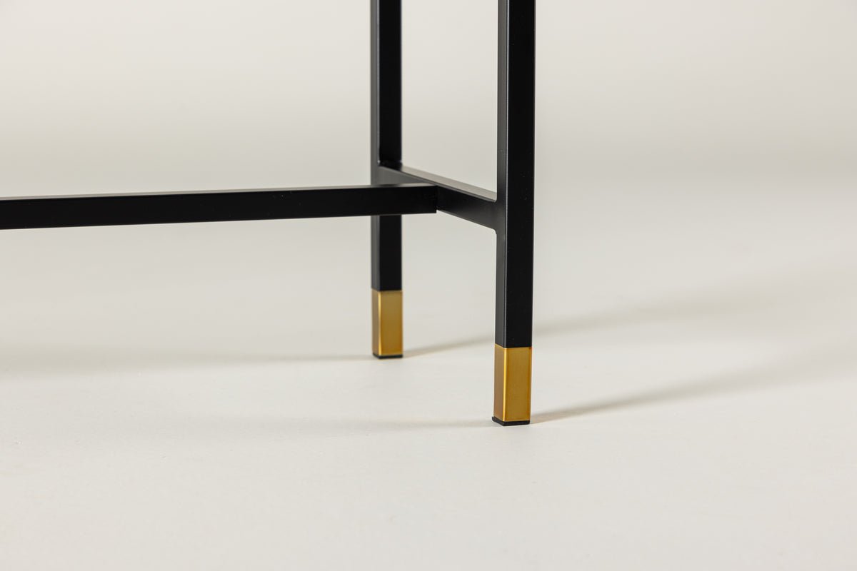 Beistelltisch Chase – mat Glasplack