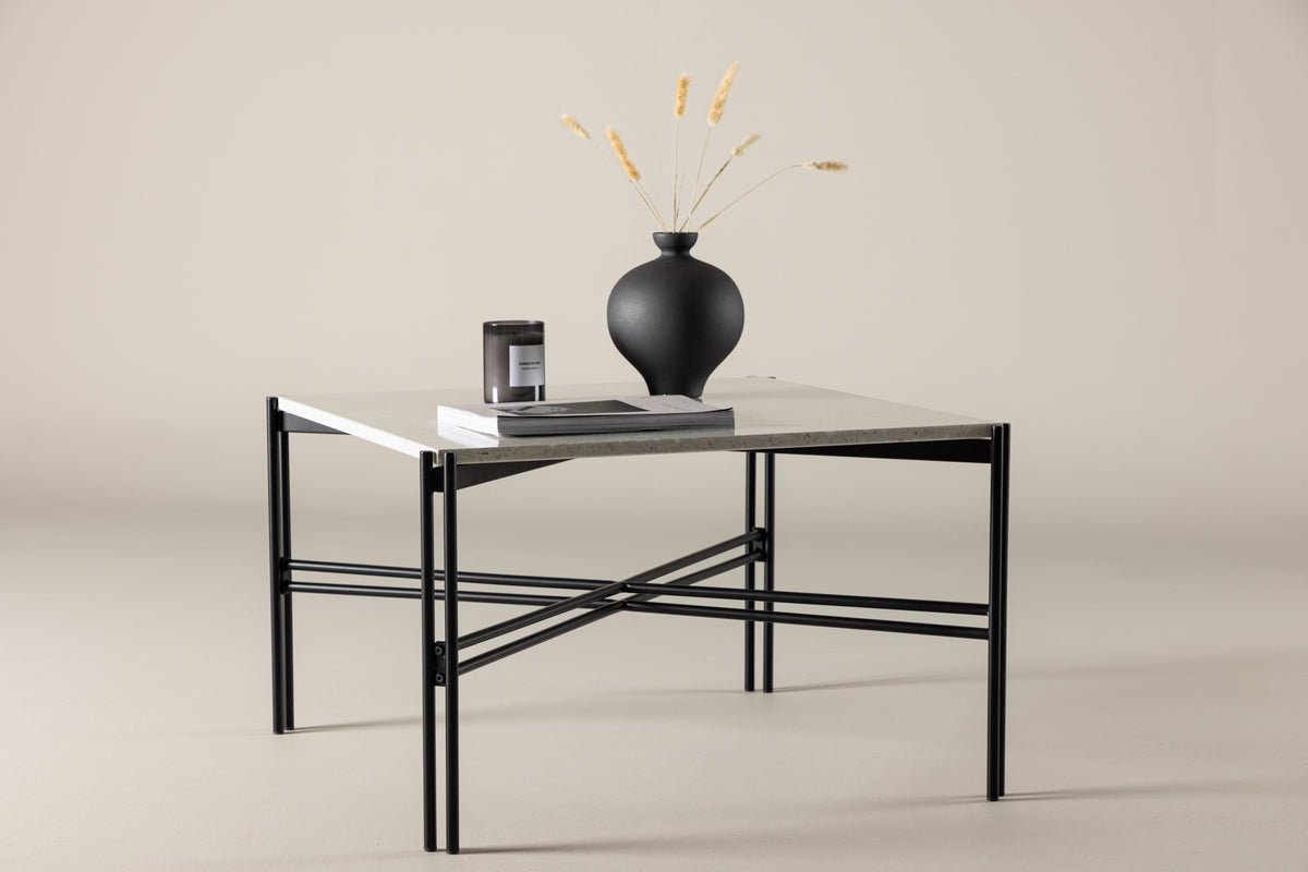 Couchtisch Teamo - mat Terrazzo Dëschplack