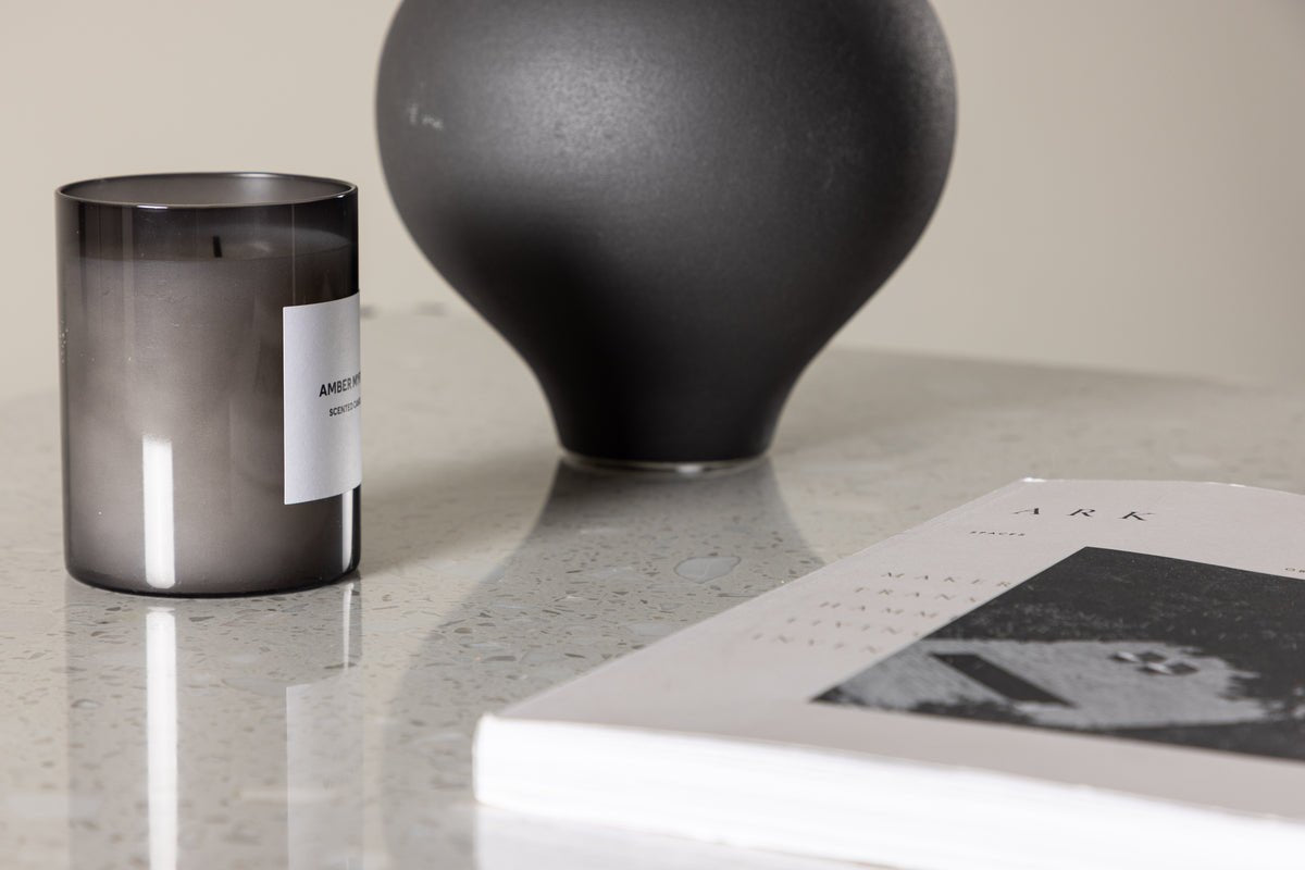 Couchtisch Teamo - mat Terrazzo Dëschplack