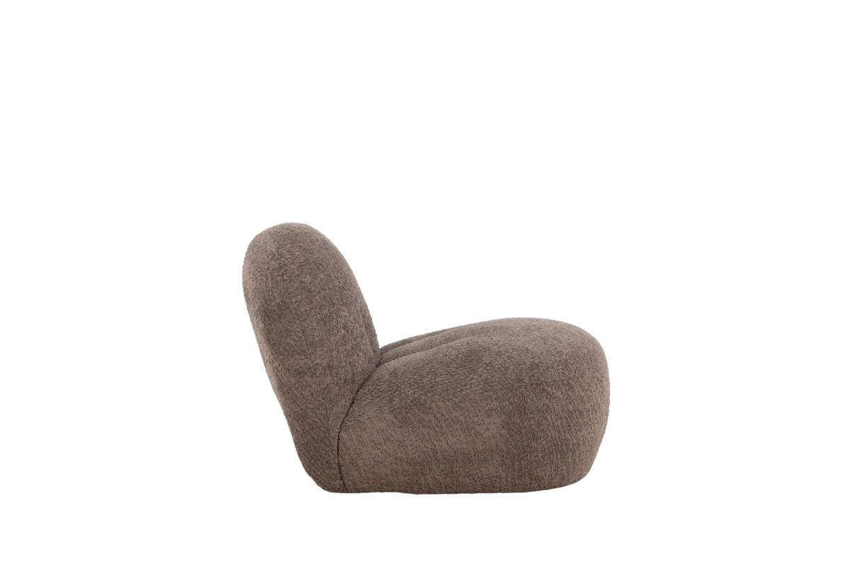 Designer Lounge Sessel Almvik – Bouclé Brong