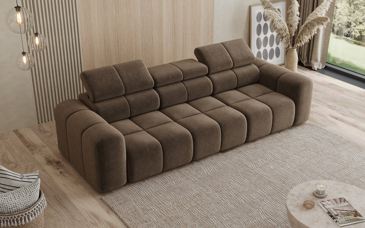 Designer Sofa 3 Sitzer Mia in Chenille