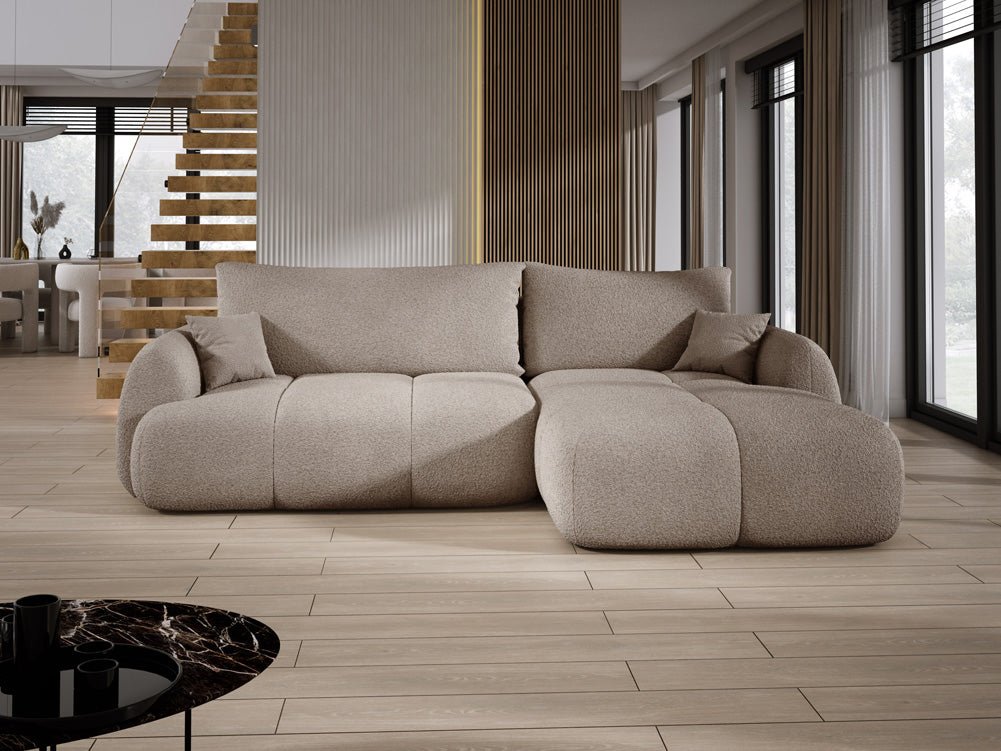 Designer L Sofa Coco am Bouclé