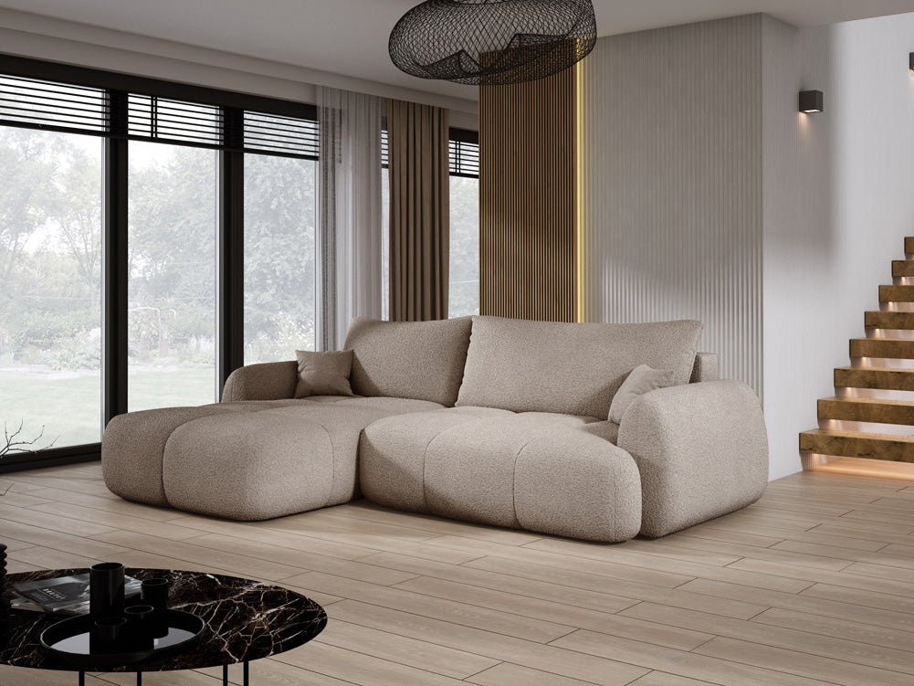 Designer L Sofa Coco am Bouclé