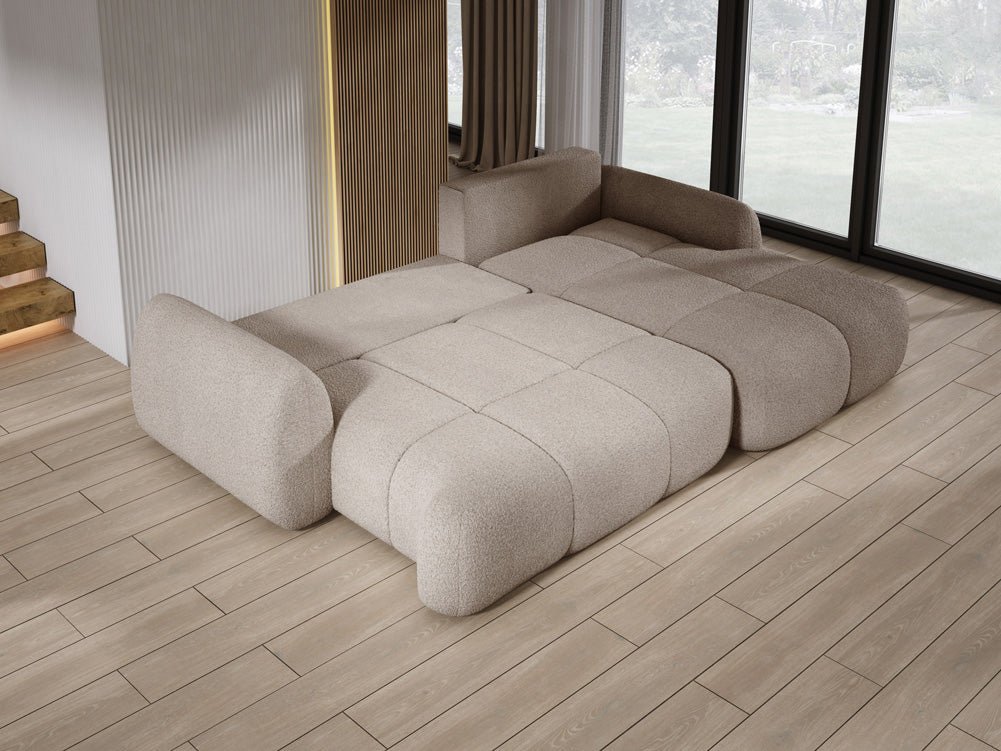 Designer L Sofa Coco am Bouclé