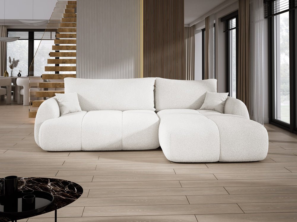 Designer L Sofa Coco am Bouclé