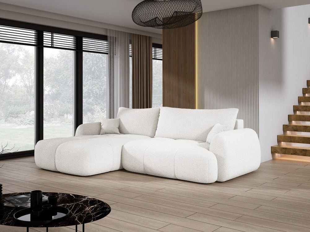 Designer L Sofa Coco am Bouclé