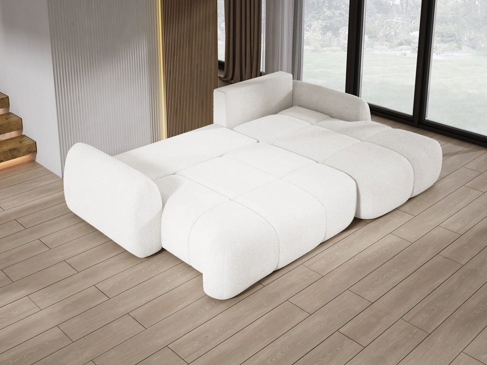 Designer L Sofa Coco am Bouclé