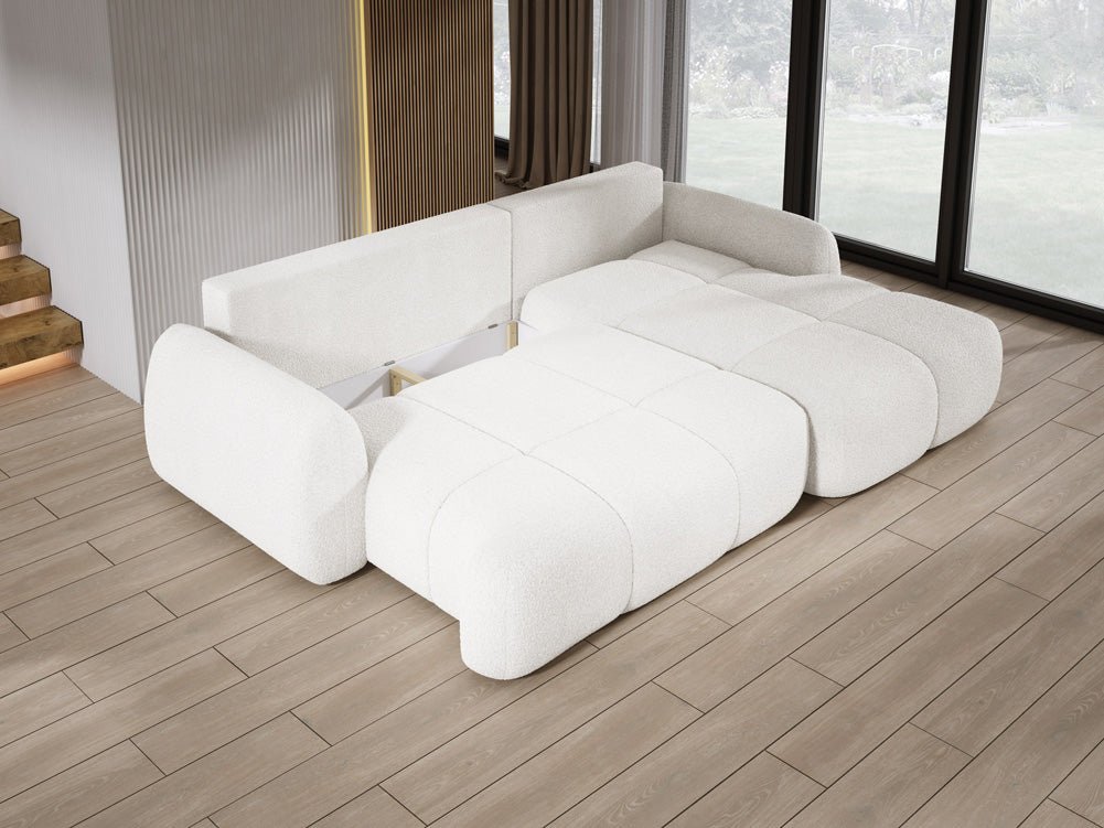 Designer L Sofa Coco am Bouclé