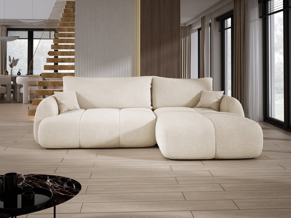 Designer L Sofa Coco am Bouclé