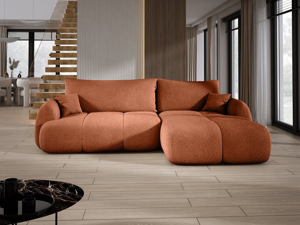 Designer L Sofa Coco am Bouclé
