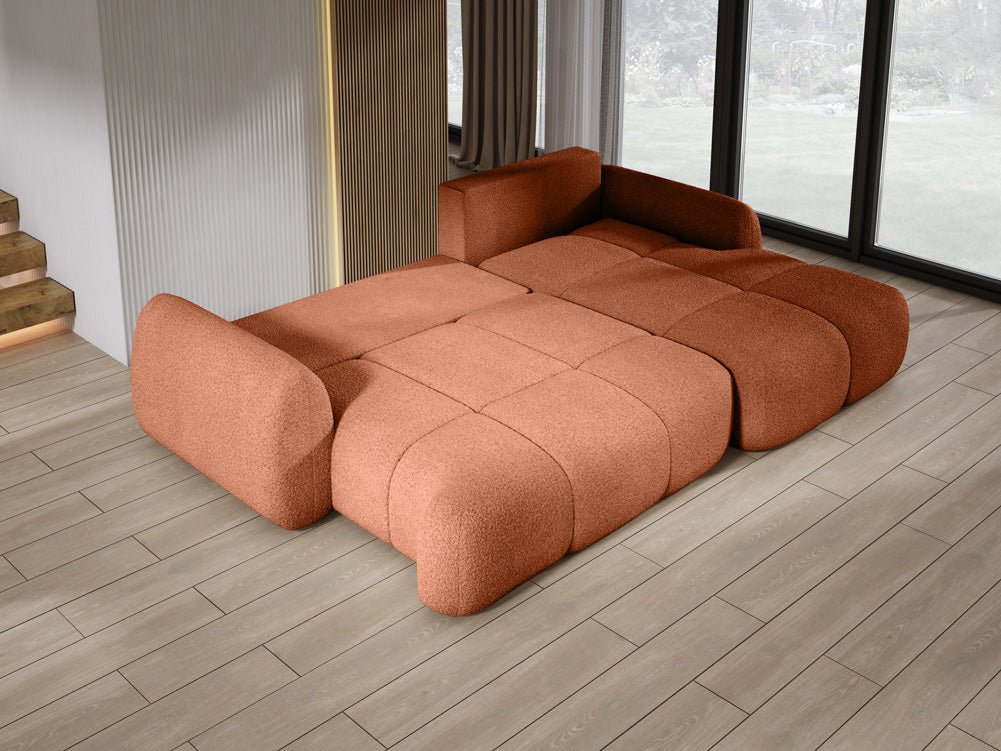Designer L Sofa Coco am Bouclé